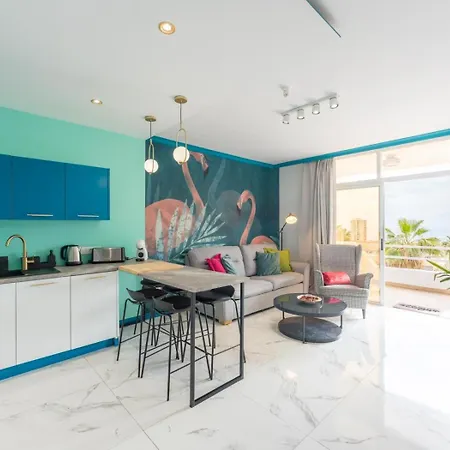 Modern 1br Ocean View With Ac And Pool In By Aqua Vista Tenerife *