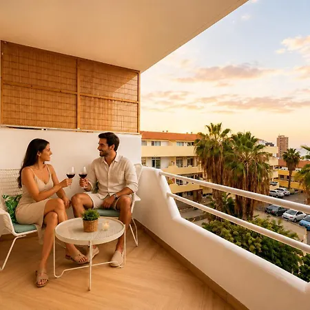 Modern 1br Ocean View With Ac And Pool In By Aqua Vista Tenerife Appartamento *